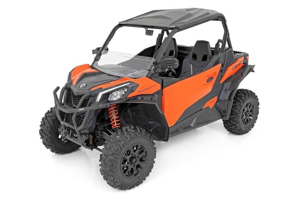 Rough Country Can-Am Maverick Sport Scratch Resistant Half Windshield