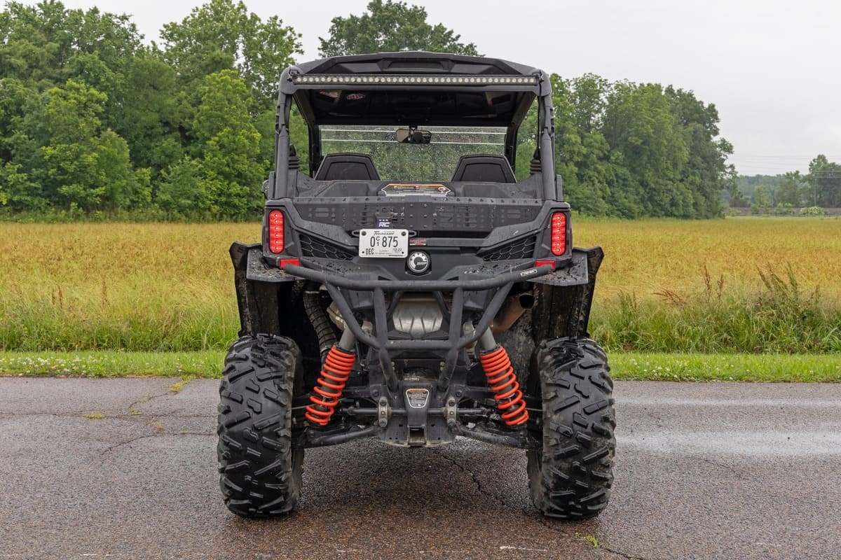 Rough Country Can-Am Maverick Sport 1000R 40" Black Single Row Rear Mount LED Light Kit