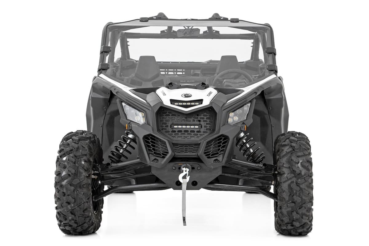 Rough Country Can-Am Maverick X3 6" Black Slimline Cowl Mount LED Light Kit