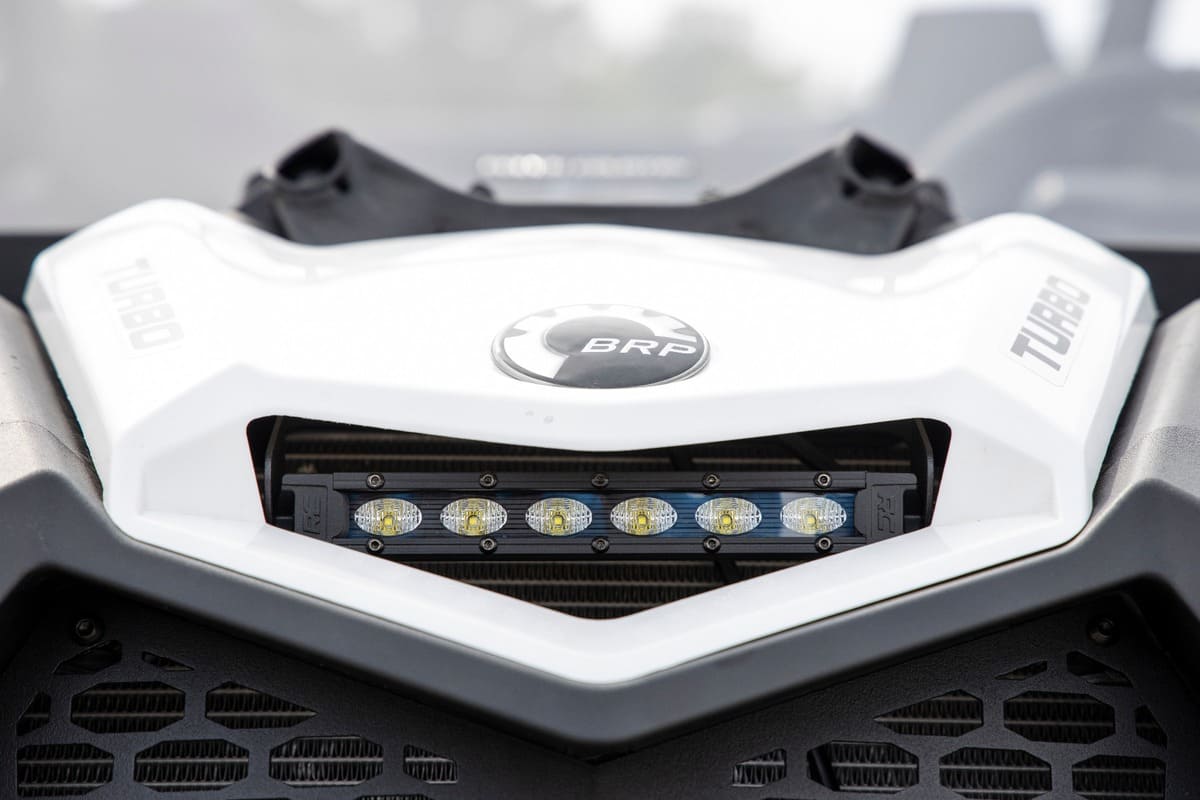 Rough Country Can-Am Maverick X3 6" Black Slimline Cowl Mount LED Light Kit