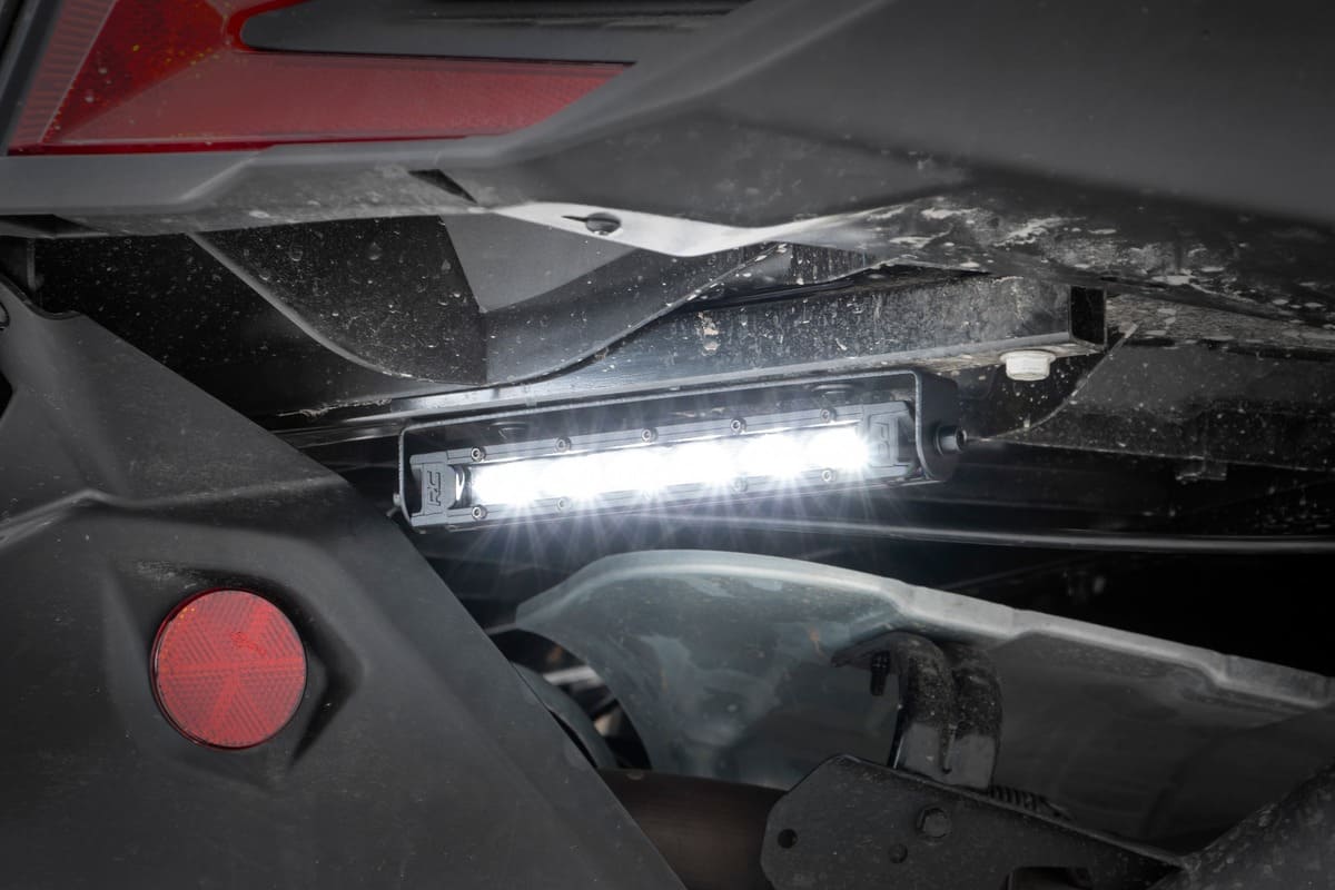Rough Country Can-Am Maverick X3 6" Black Slimline Pair Tail Light Mount LED Light Kit