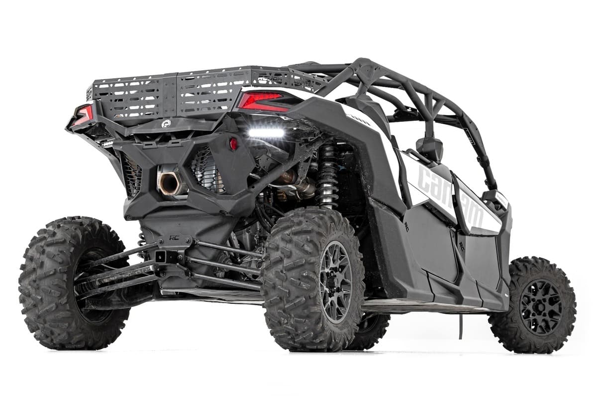 Rough Country Can-Am Maverick X3 6" Black Slimline Pair Tail Light Mount LED Light Kit