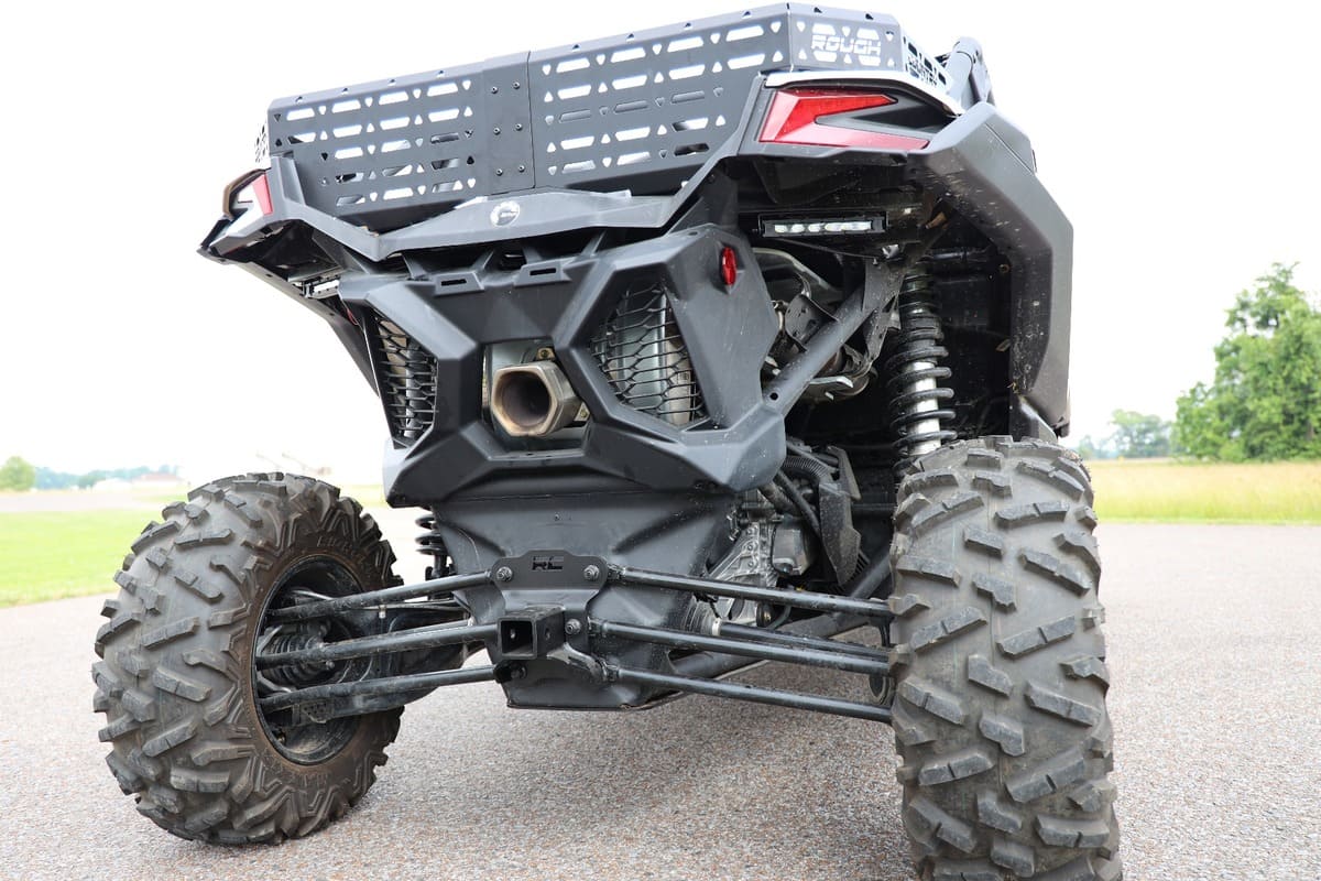Rough Country Can-Am Maverick X3 6" Black Slimline Pair Tail Light Mount LED Light Kit