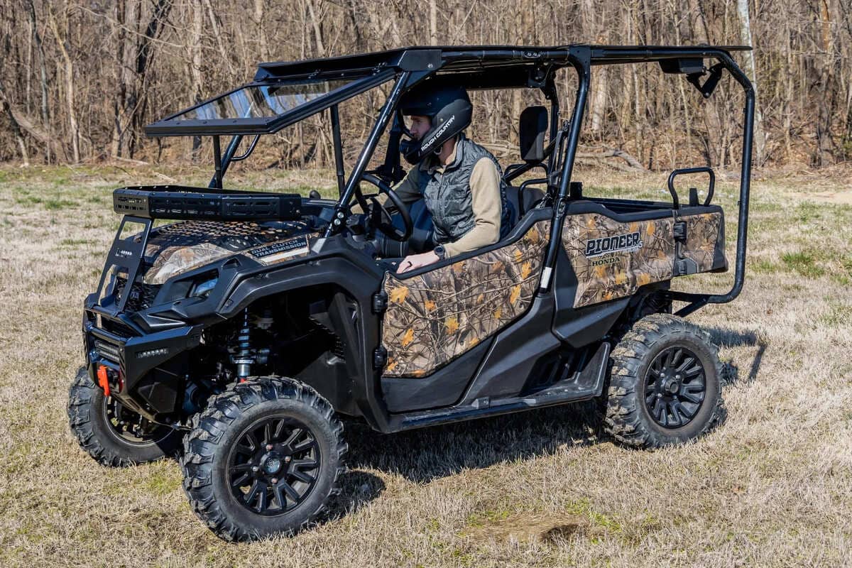 Rough Country Honda Pioneer 1000 Electric Tilt Glass Windshield