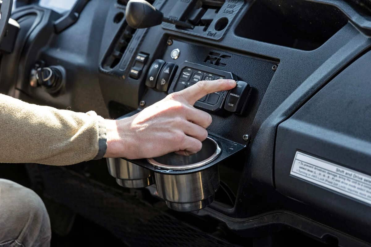 Rough Country Honda Pioneer 1000 Electric Tilt Glass Windshield