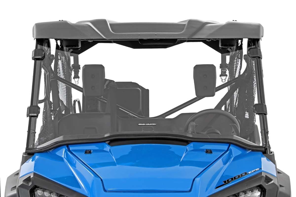 Rough Country Honda Pioneer 1000 Scratch Resistant Full Windshield
