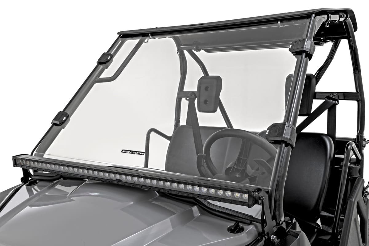 Rough Country Honda Pioneer 520 Scratch Resistant Full Windshield