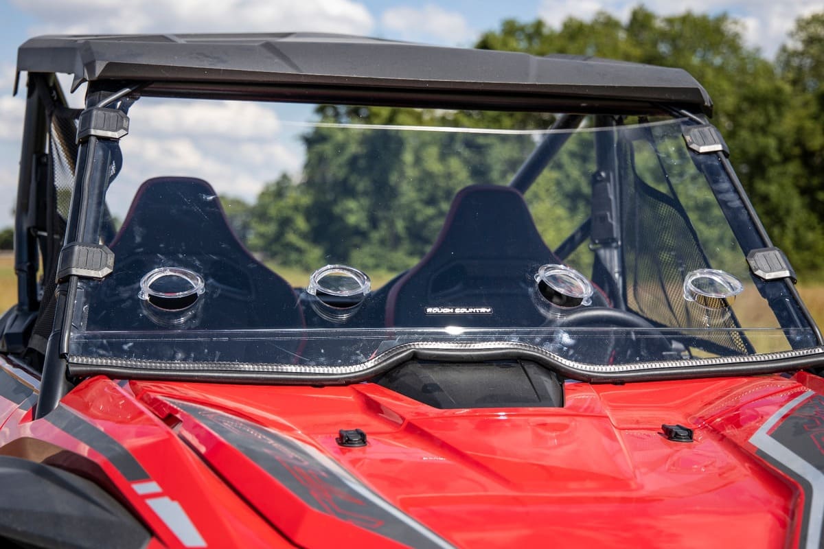 Rough Country Honda Talon 1000 Scratch Resistant Vented Full Windshield