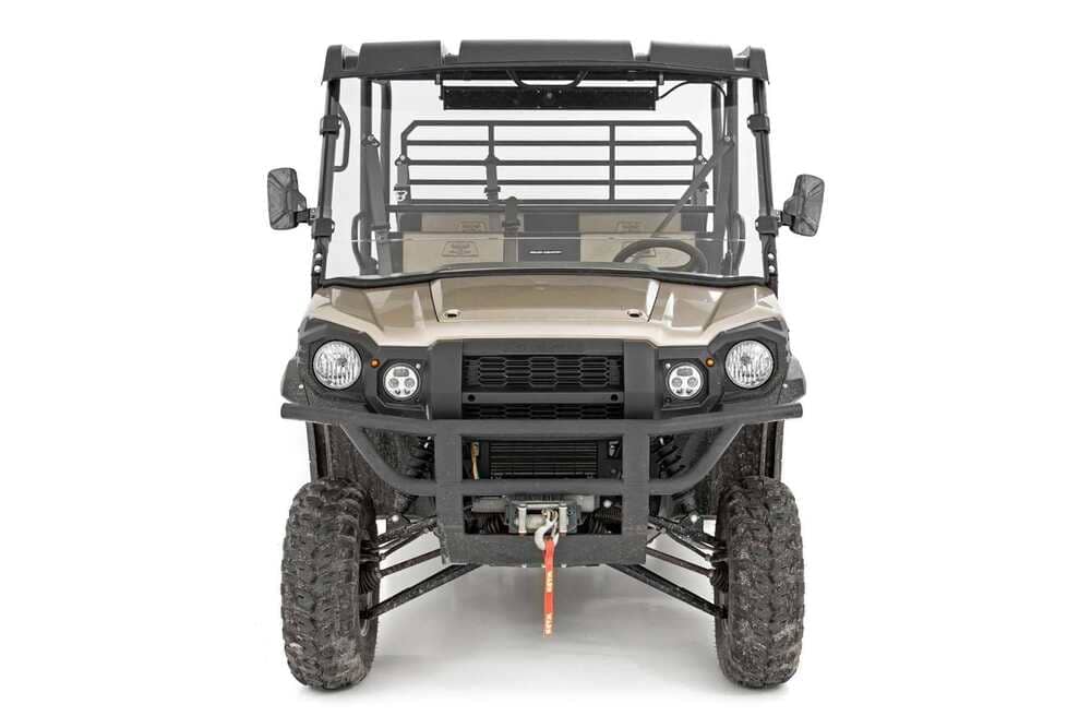 Rough Country Kawasaki Mule Scratch Resistant Full Windshield