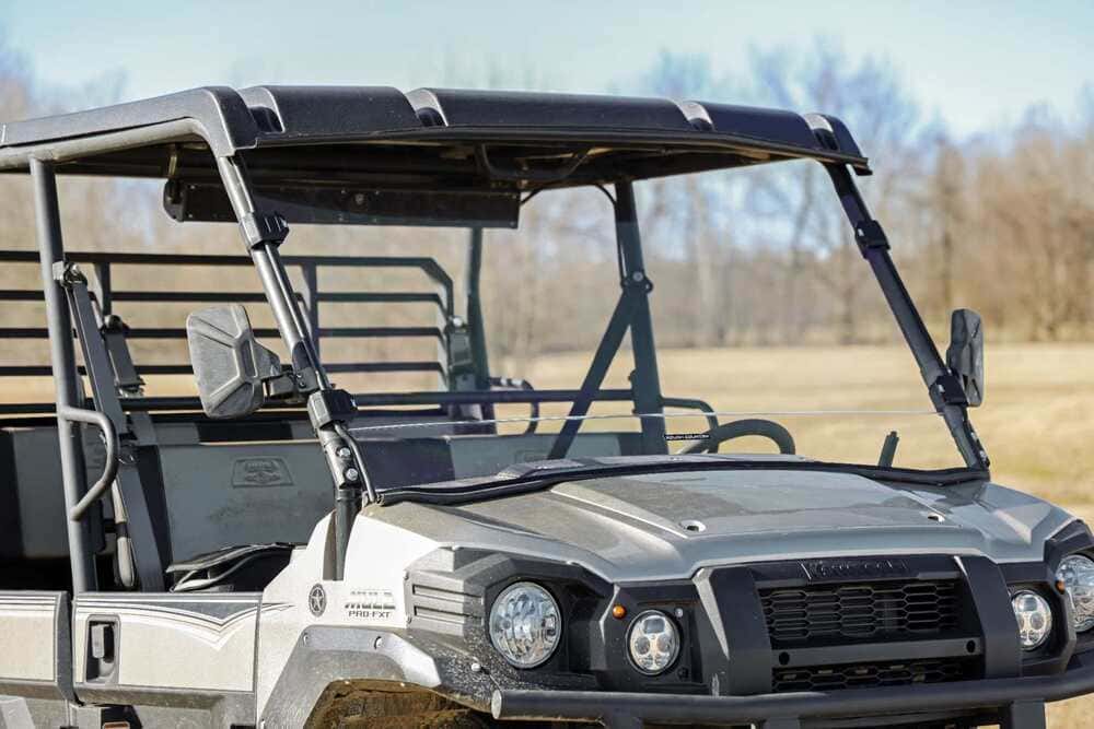 Rough Country Kawasaki Mule Scratch Resistant Full Windshield