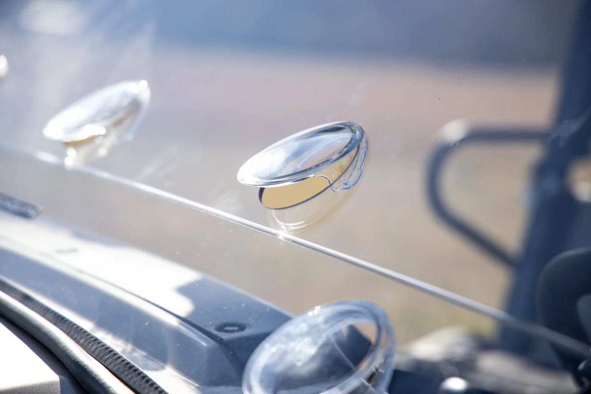 Rough Country Kawvasaki Mule Scratch Resistant Vented Full Windshield