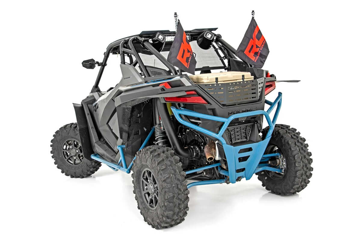 Rough Country Multi-Color 2 ft LED Light Whip Kit - 2-pc