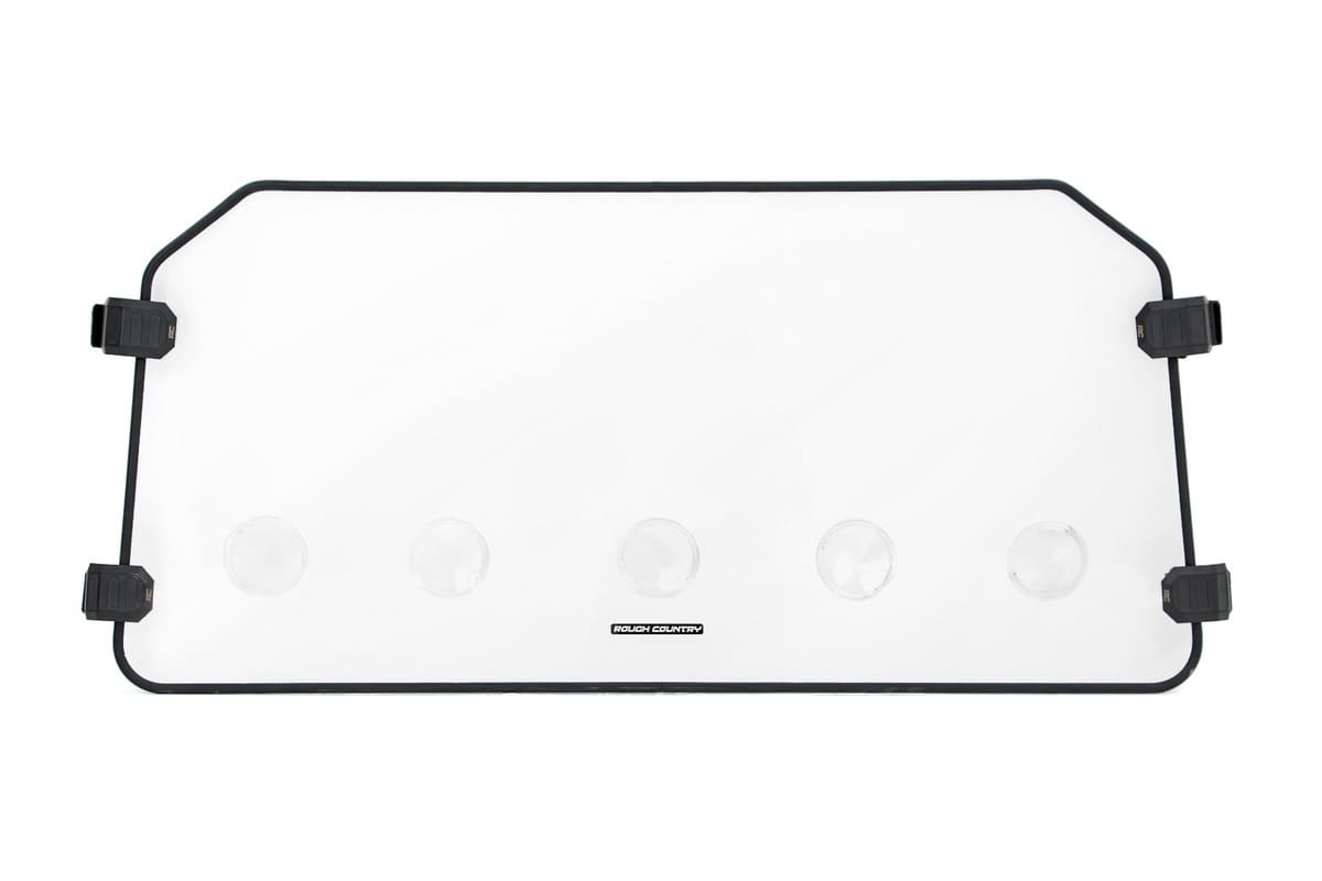 Rough Country Polaris General Scratch Resistant Vented Full Windshield