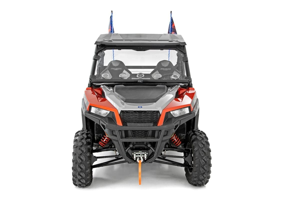 Rough Country Polaris General Scratch Resistant Vented Full Windshield