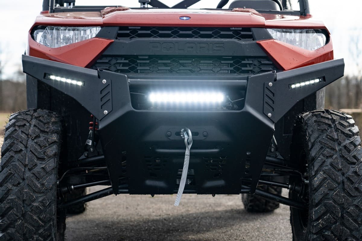 Rough Country Polaris Ranger 1000 6" Black Slimline LED Pair Bumper Wings