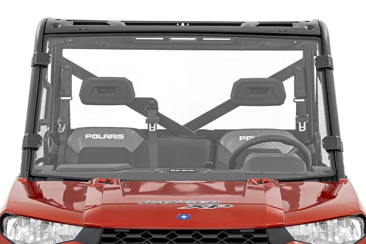 Rough Country Polaris Ranger 1000 Scratch Resistant Vented Full Windshield