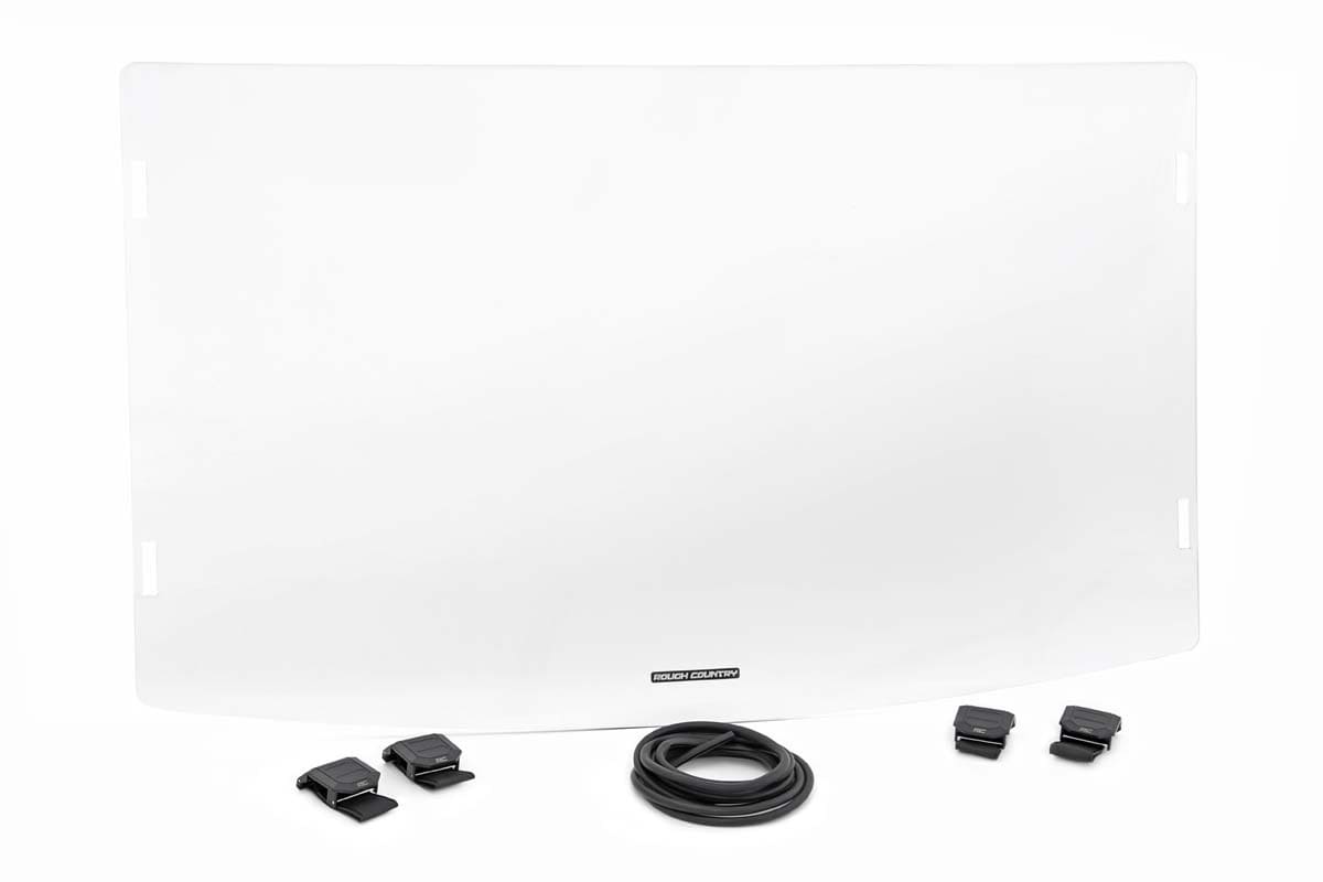 Rough Country Polaris Ranger 1000 Scratch Resistant Vented Full Windshield