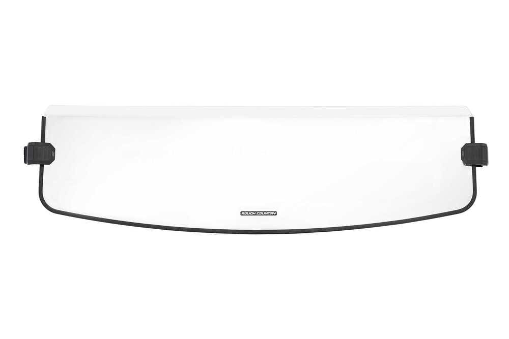 Rough Country Polaris Ranger 1000/XP 900/1000 Scratch Resistant Half Windshield