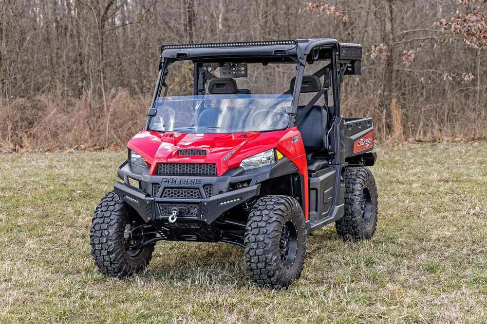 Rough Country Polaris Ranger 1000/XP 900/1000 Scratch Resistant Half Windshield