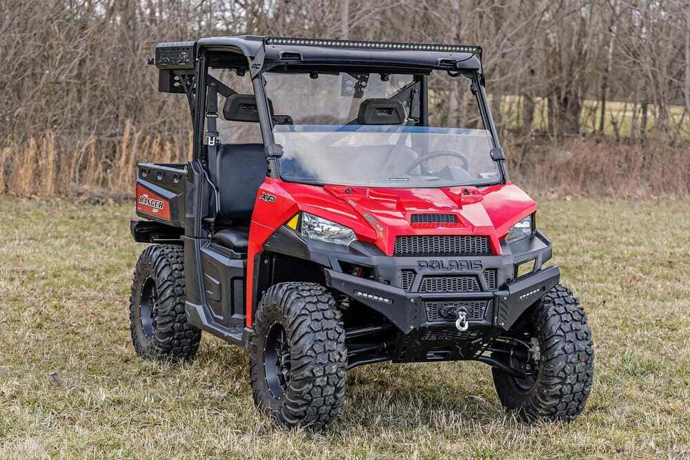 Rough Country Polaris Ranger 1000/XP 900/1000 Scratch Resistant Half Windshield