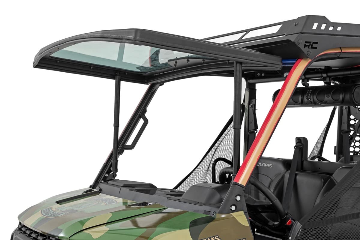 Rough Country Polaris Ranger XP 1000 Glass Formed Frame Electric Tilt Windshield