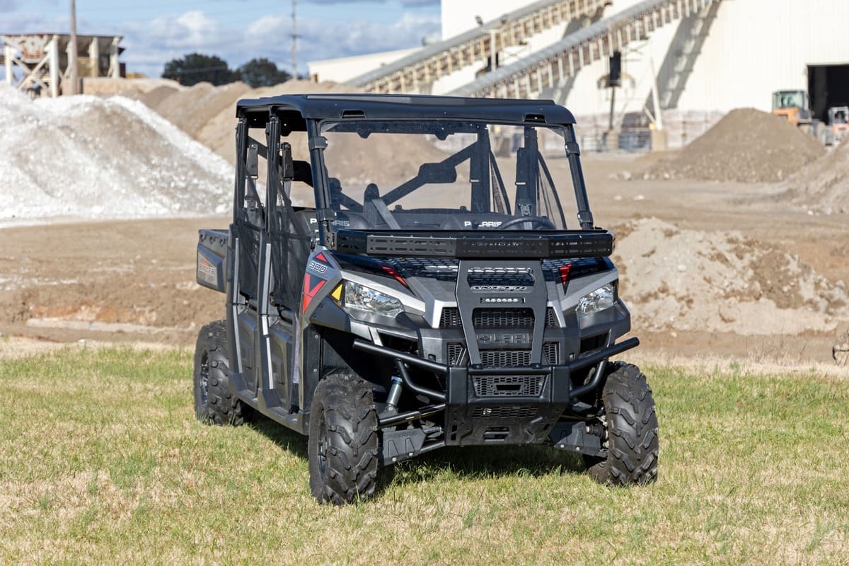 Rough Country Polaris Ranger XP 900/1000 6" Black Slimline Front Cargo Rack