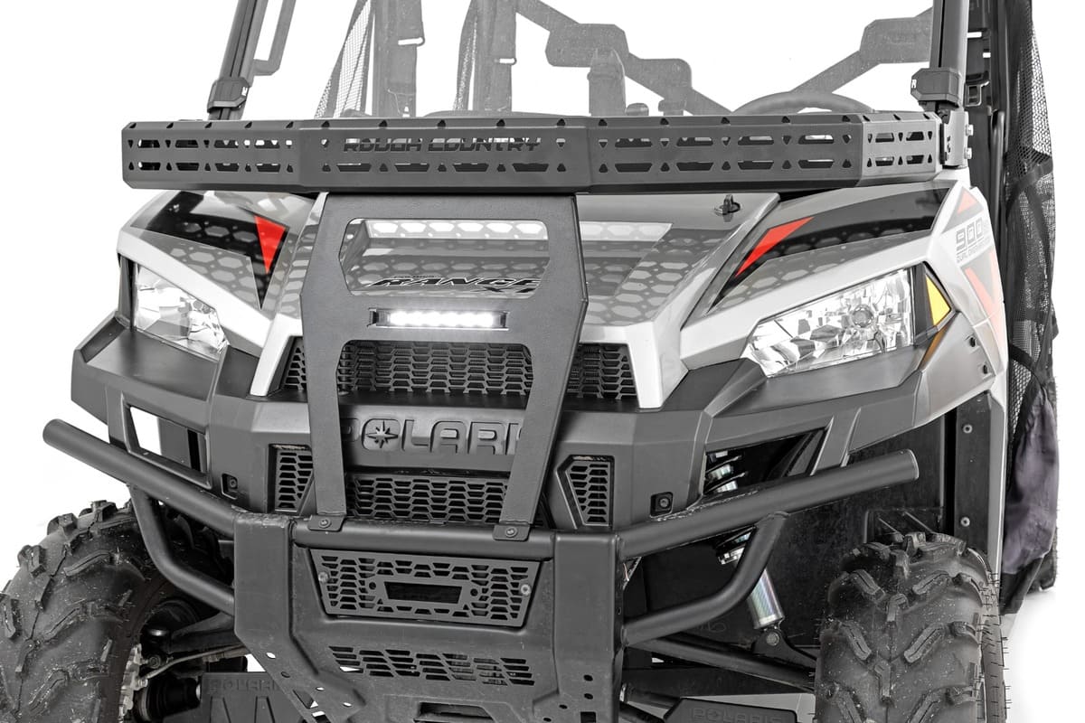 Rough Country Polaris Ranger XP 900/1000 6" Black Slimline Front Cargo Rack