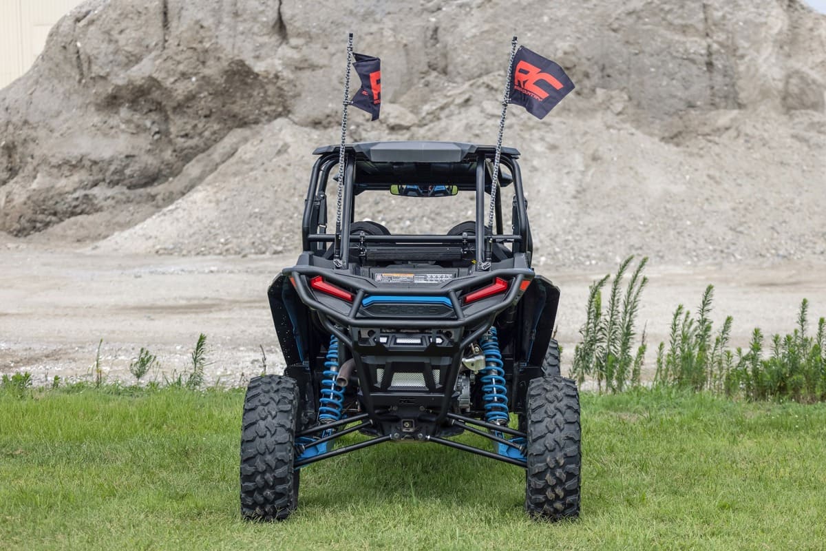 Rough Country Polaris RZR 1000 XP Rear Tubular Bumber With Reciever Hitch
