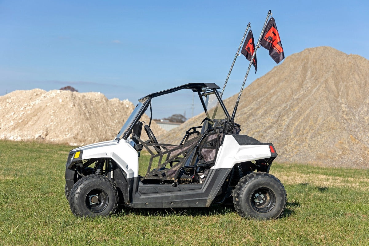 Rough Country Polaris RZR 170 Bed Mount LED Whip Light Kit