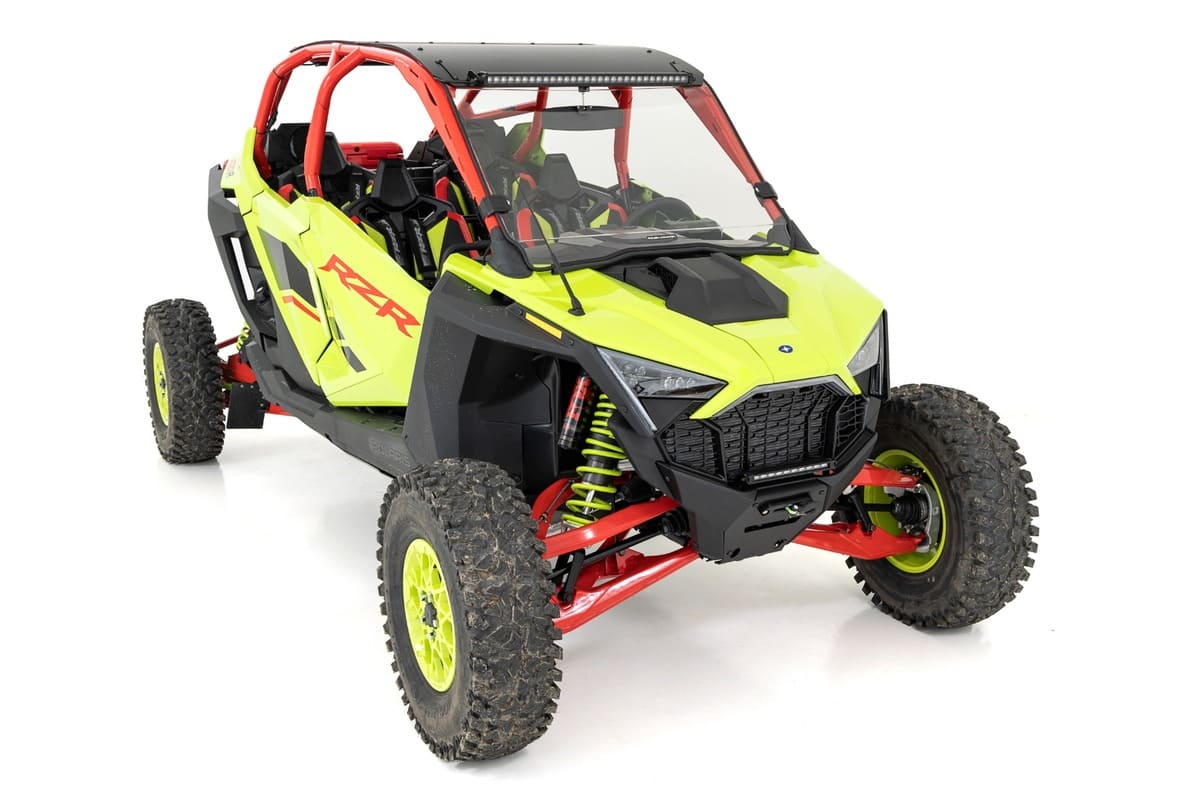 Rough Country Polaris RZR Pro/ Turbo R Scratch Resistant Full Windshield