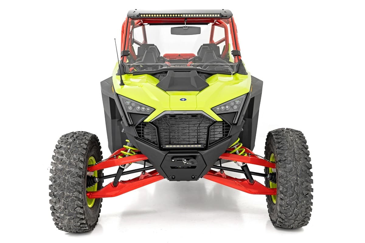 Rough Country Polaris RZR Pro/ Turbo R Scratch Resistant Full Windshield