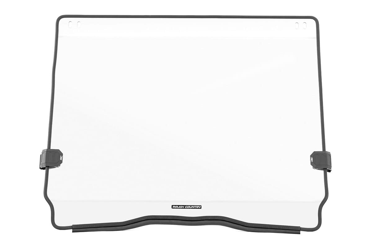 Rough Country Polaris RZR Pro/ Turbo R Scratch Resistant Full Windshield