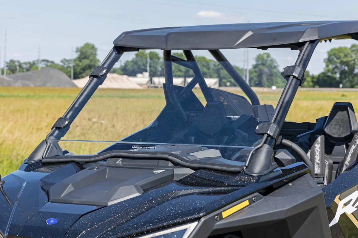 Rough Country Polaris RZR Pro/ Turbo R Scratch Resistant Full Windshield