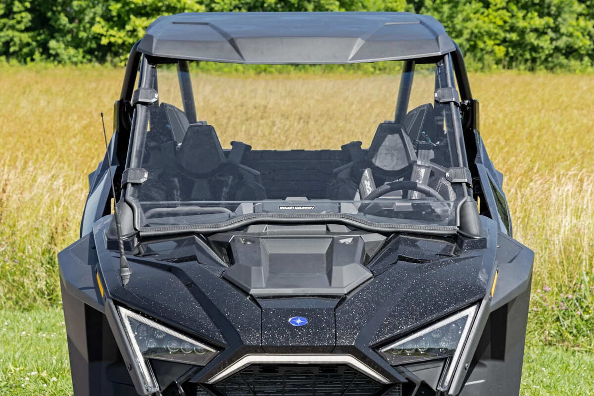 Rough Country Polaris RZR Pro/ Turbo R Scratch Resistant Full Windshield