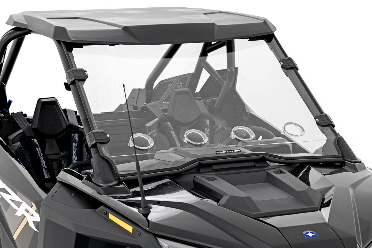 Rough Country Polaris RZR Pro/Turbo R Scratch Resistant Vented Full Windshield