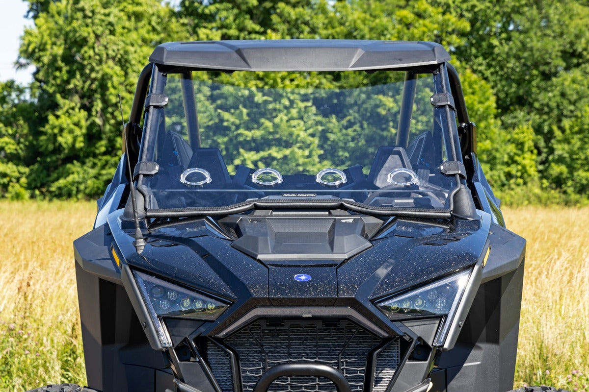 Rough Country Polaris RZR Pro/Turbo R Scratch Resistant Vented Full Windshield