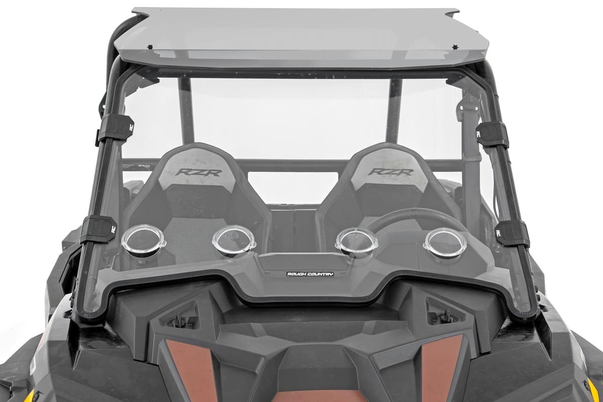 Rough Country Polaris RZR XP 1000 Scratch Resistant Vented Full Windshield