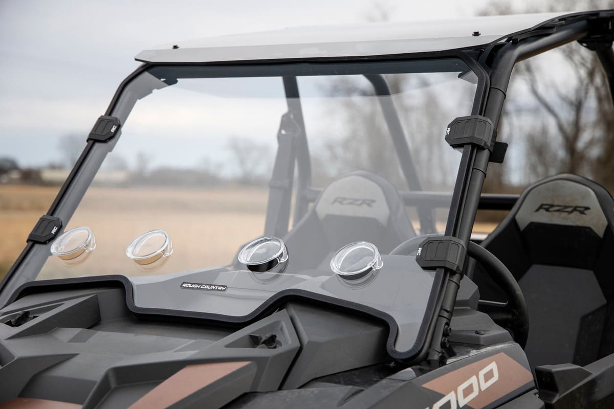 Rough Country Polaris RZR XP 1000 Scratch Resistant Vented Full Windshield