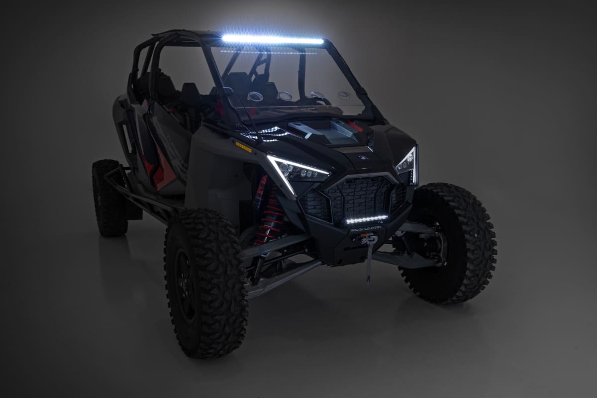 Rough Country Polaris RZR Turbo R Front Facing 30" LED Light Kit