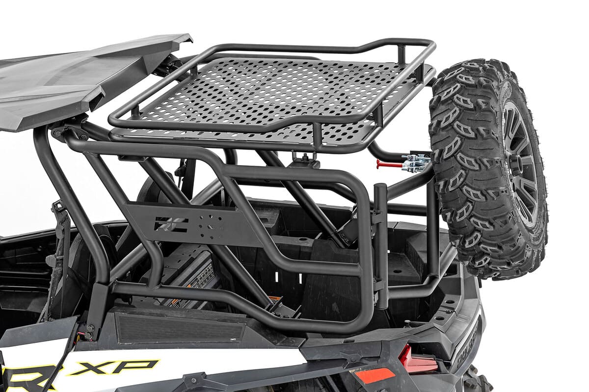 Rough Country Polaris RZR XP 1000 Spare Tire Mount Tubular Rear Cargo Rack