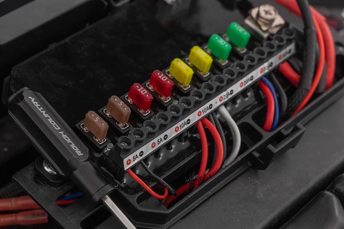 Rough Country RGB Backlit Buttons Multifunction Modes 8 Gang Switch Panel