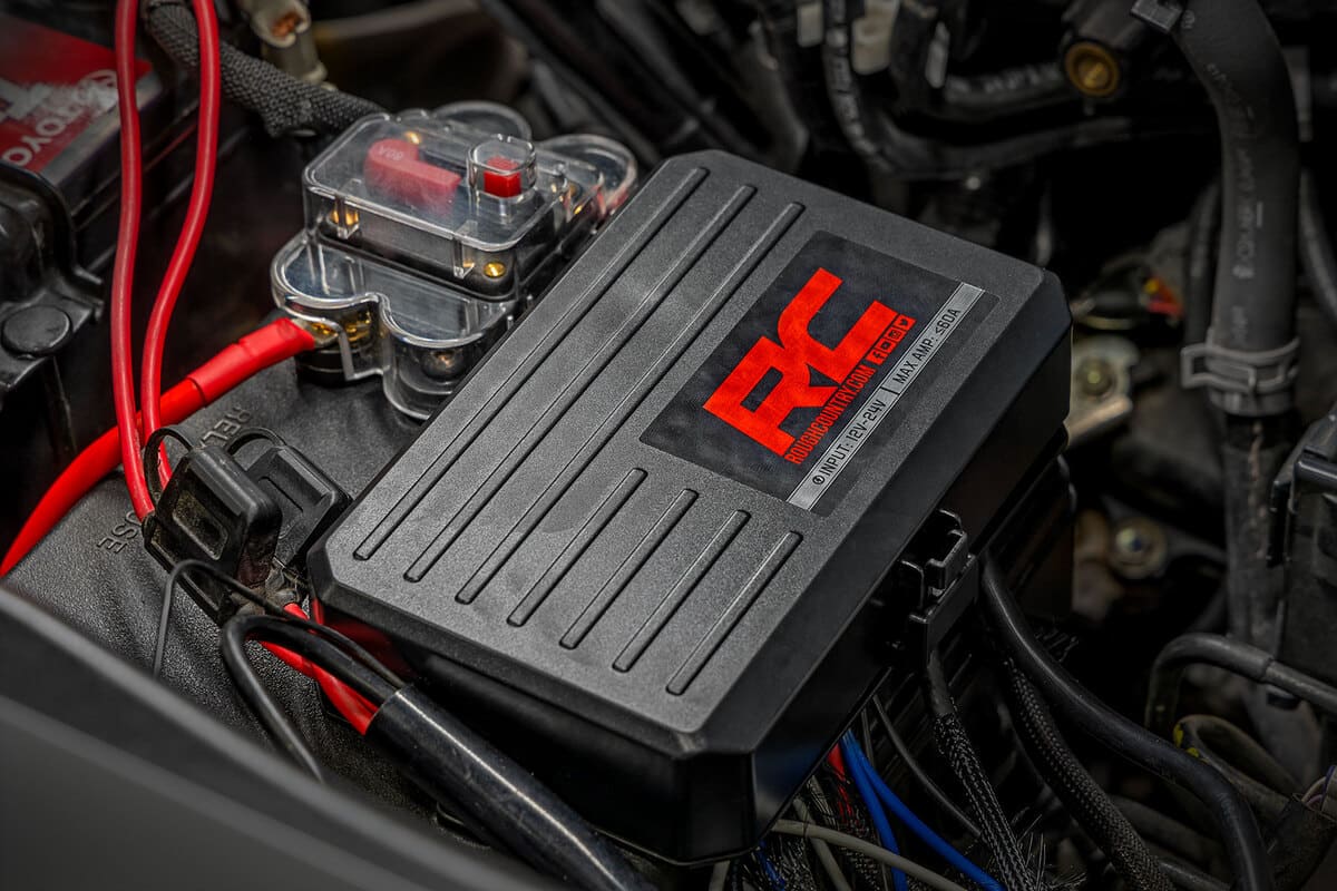 Rough Country RGB Backlit Buttons Multifunction Modes 8 Gang Switch Panel