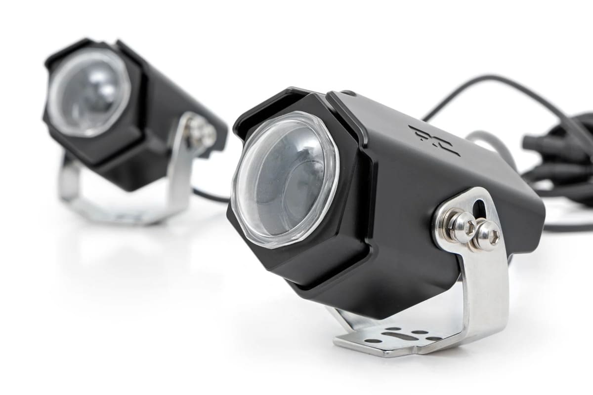 Rough Country RGBW Laser Whip Light Kit - Pair