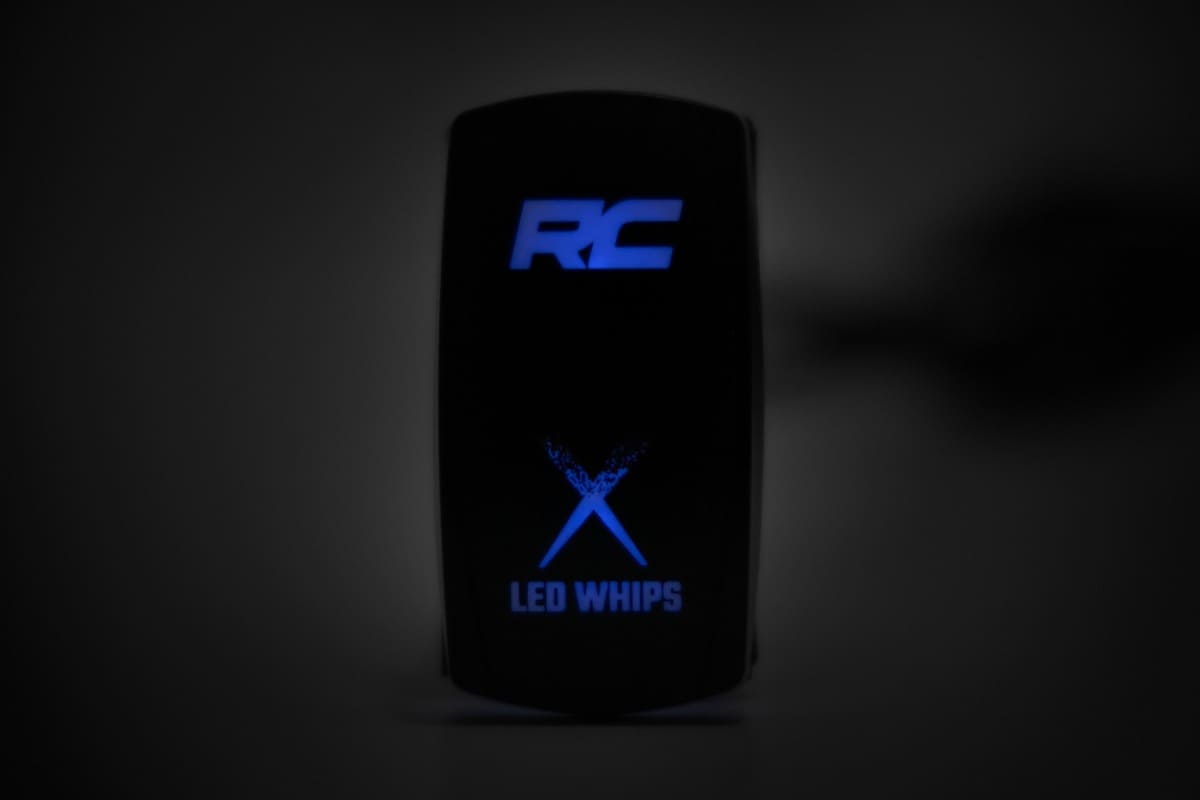Rough Country RGBW Laser Whip Light Kit - Pair