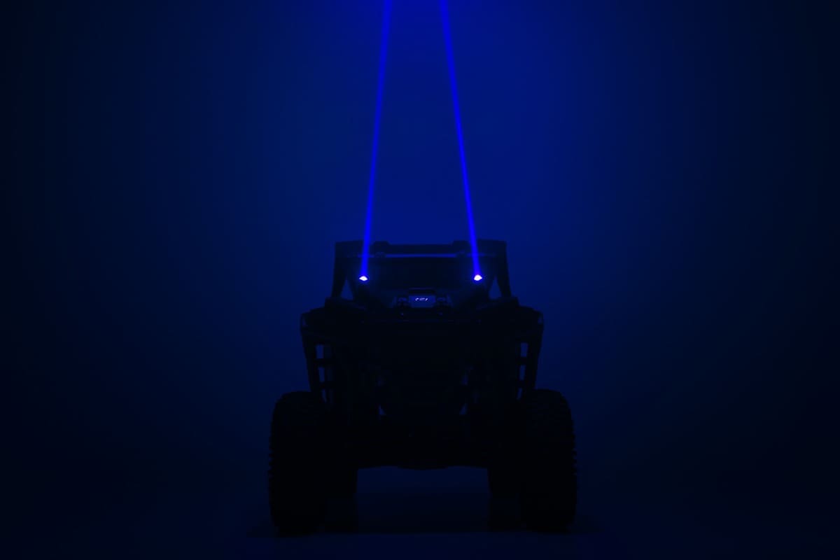 Rough Country RGBW Laser Whip Light Kit - Pair