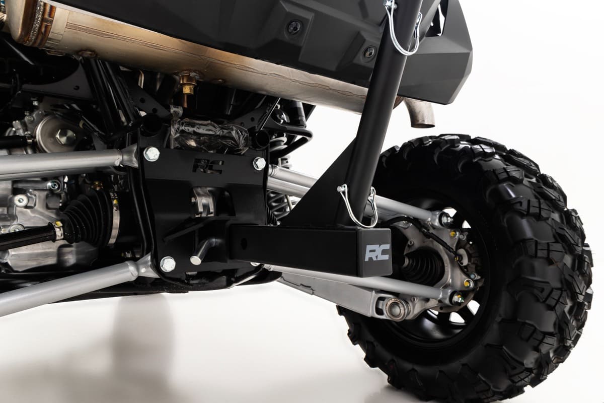 Rough Country Single 2 & 2.5" Inch Hitch w/ Flag Pole Holder