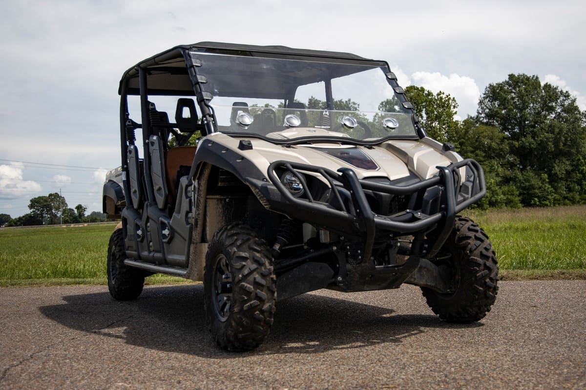 Rough Country Yamaha Viking EPS Scratch Resistant Vented Full Windshield