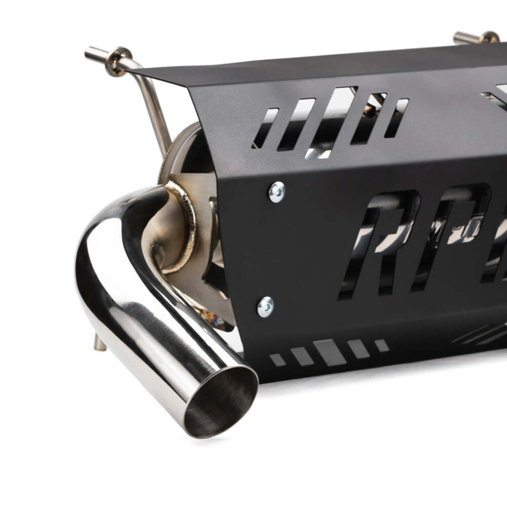 RPM '16-'22 Polaris RZR XP Turbo / Turbo S Dual Tip E-Valve Muffler Captains Choice Exhaust