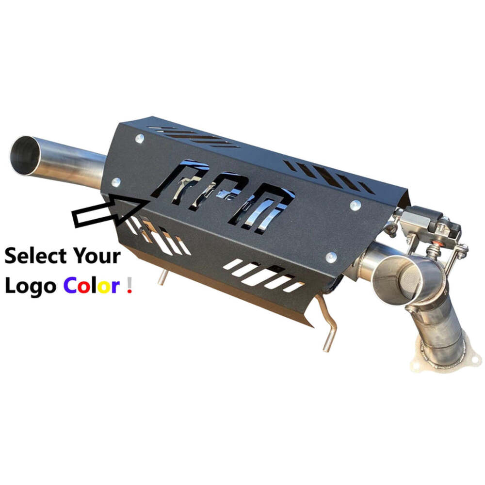 RPM '16-'22 Polaris RZR XP Turbo / Turbo S Dual Tip E-Valve Muffler Captains Choice Exhaust