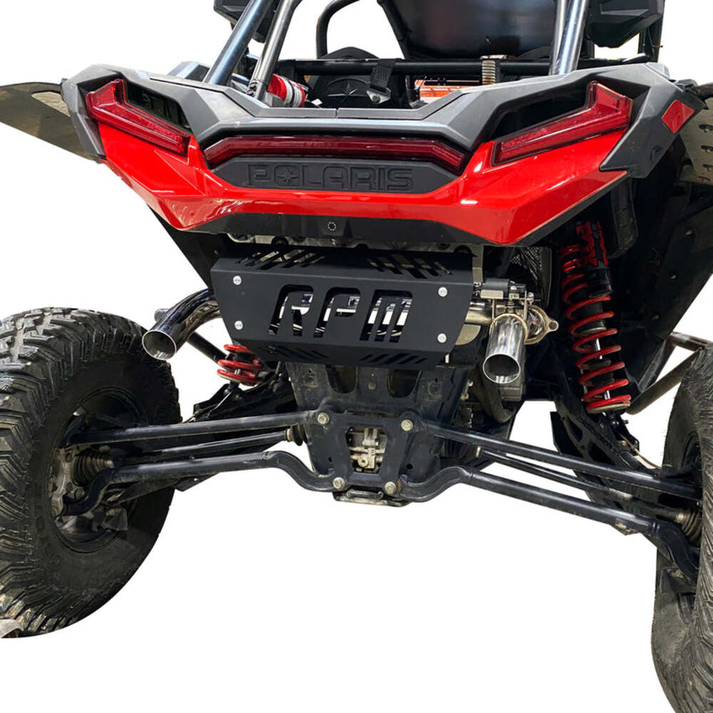 RPM '16-'22 Polaris RZR XP Turbo / Turbo S Dual Tip E-Valve Muffler Captains Choice Exhaust
